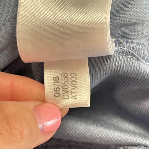 Adidas Woman’s Blue White 3 Stripe Tricot Tennis Jacket (Tech Ink) - Picture 7 of 8